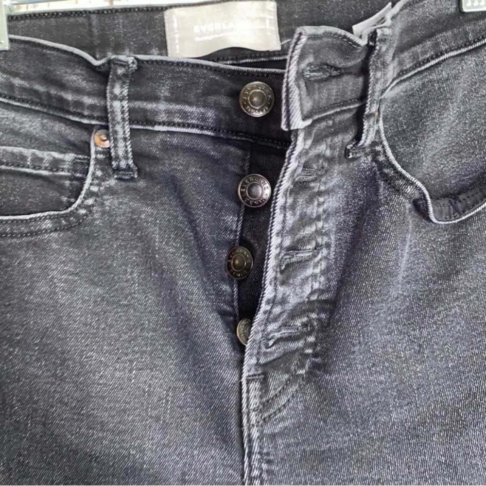 Everlane Black The High Rise Skinny Button Fly Jeans - Picture 5 of 6